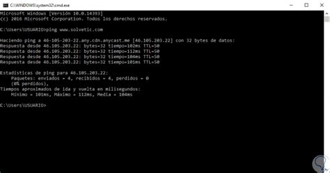 Manual Qu Es Y C Mo Usar Comando Ping Windows Y Linux Solvetic