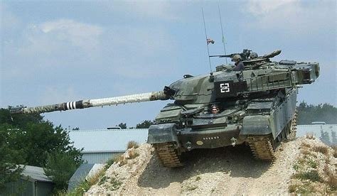 Fv4201 Chieftain Mk 10 British Main Battle Tank 1970s In Action