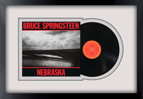 Nebraska By Bruce Springsteen Vinyl Lp Record Framed And Etsy