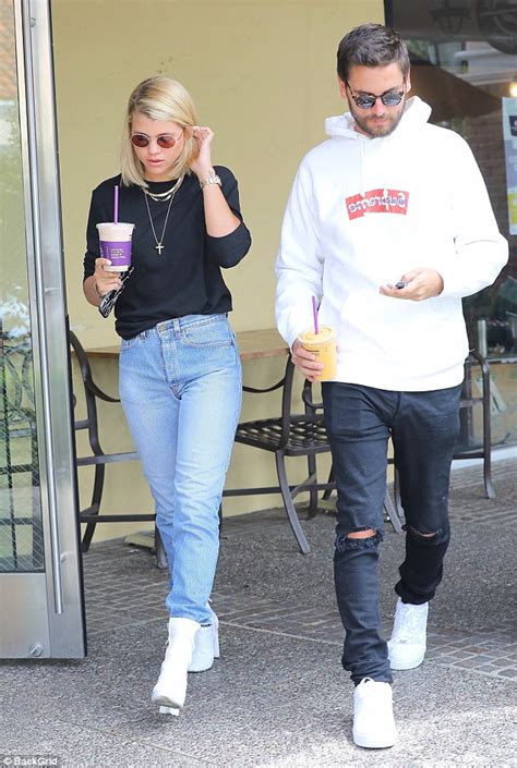 Sofia Richie 19 And Scott Disick 34 Enjoy Coffee Date Daily Mail Online