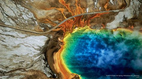 Webshots Grand Prismatic Hot Spring Yellowstone Np