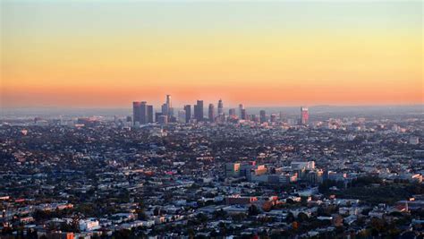 View Over Downtown Los Angeles Stock Footage Video 100 Royalty Free