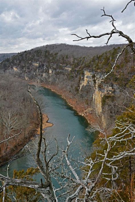 View Of The Meramec River From The Vilander Bluff Trail In Onondaga
