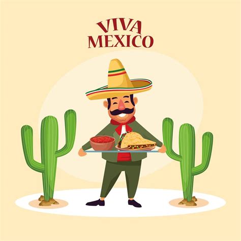 Viva Mexico Cartoons 654948 Vector Art At Vecteezy