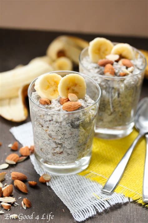 6 easy & healthy chia pudding recipes. banana chia seed pudding
