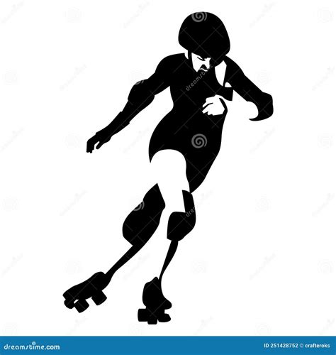 Roller Derby Skates Eps Vector File Stock Vector Illustration Of
