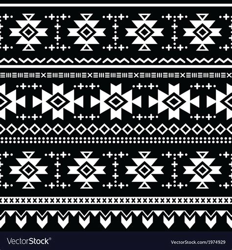 Tribal Aztec Seamless Pattern Print Royalty Free Vector