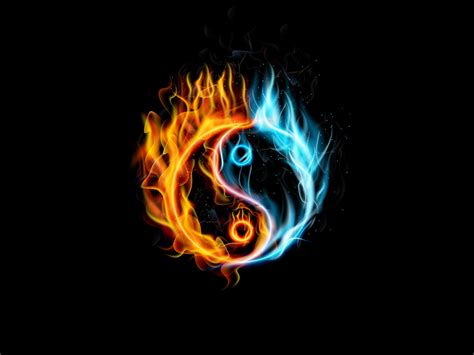 Fire Yin Yang Symbol Graphic By Ka Design · Creative Fabrica Yin Yang