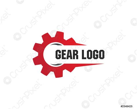 Gear Logo Template Stock Vector 2548425 Crushpixel