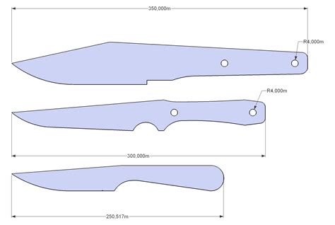 Download pdf knife templates to print and make knife patterns. I've designed myself a few throwing knives. | BladeForums.com