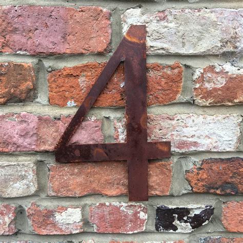 Classic Style Rusty Metal Lettering Letters Signs A Z By Bobos Beard