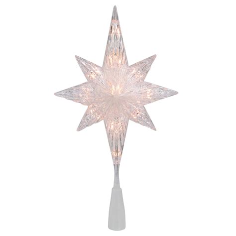 Buy 11 Lighted Bethlehem Star Christmas Tree Topper Clear Lights