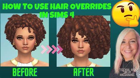 How To Use Hair Overrides In Sims 4 Youtube