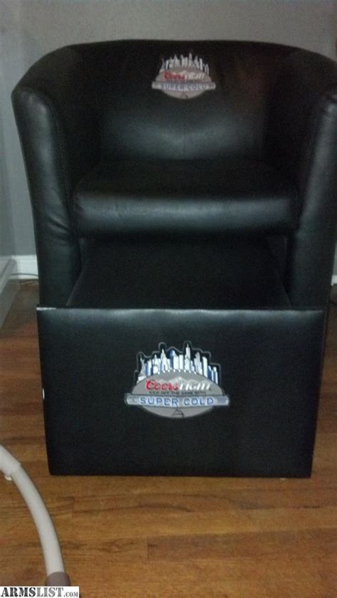 Armslist For Sale Trade Coors Light Leather Chair Built In Cooler