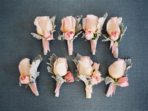 Pink Rose Boutonniere Elizabeth Anne Designs The Wedding Blog