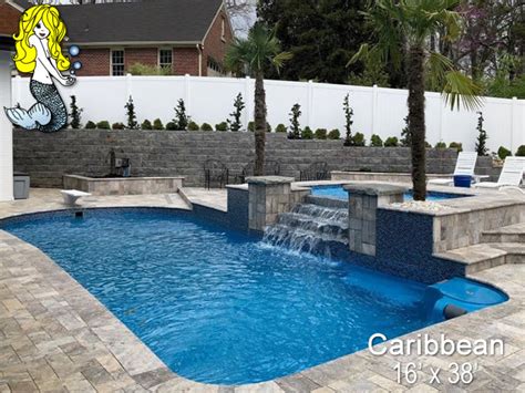 Caribbean 8 Depth Fiberglass Swimming Pools Tallman Pools