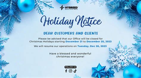 Important Notice To Our Valued Hybreed Philippines