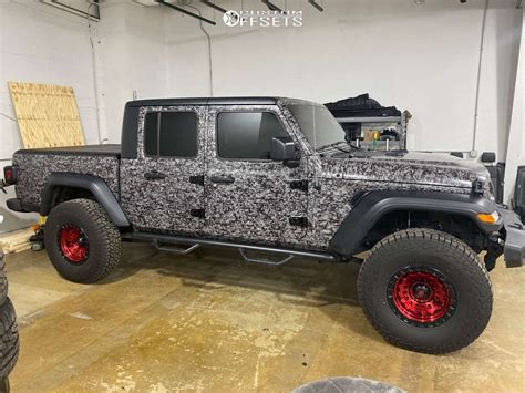 2020 Jeep Gladiator With 17x9 12 Fuel Zephyr And 37125r17 Falken