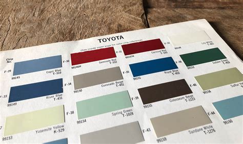 Toyota Land Cruiser Paint Color Codes And Names 1961 1975 The Old Cruiser