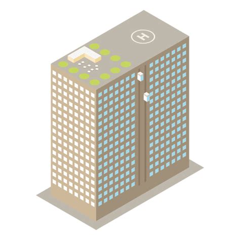 Multistoried Isometric Building Icon Transparent Png And Svg Vector File