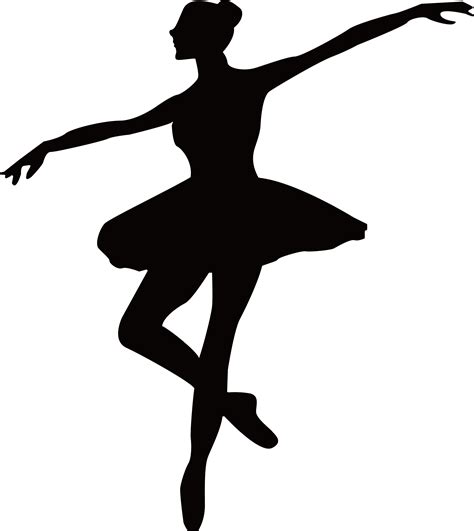 Plantilla Silueta De Bailarina De Ballet Free Transparent Png Clipart