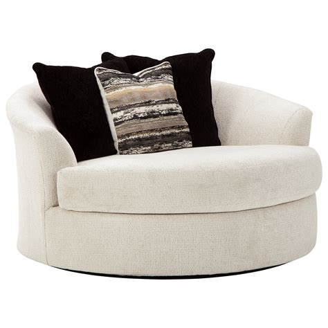 Ashley Furniture Cambri 9280121 Oversized Round Swivel Chair Del Sol