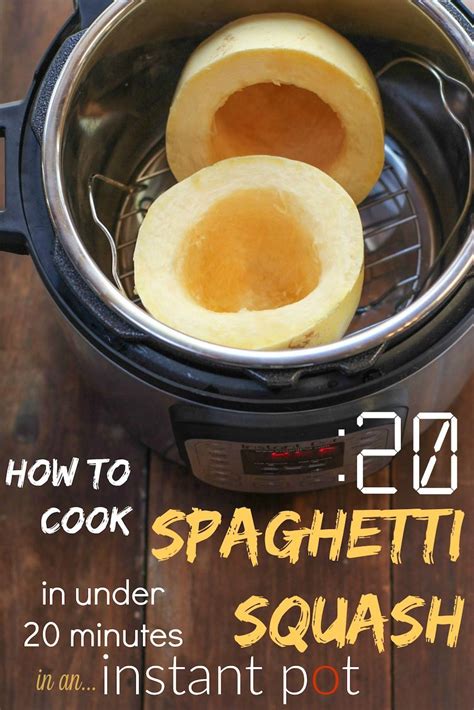 How To Cook Instant Pot Spaghetti Squash In Under 20 Minutes Flat