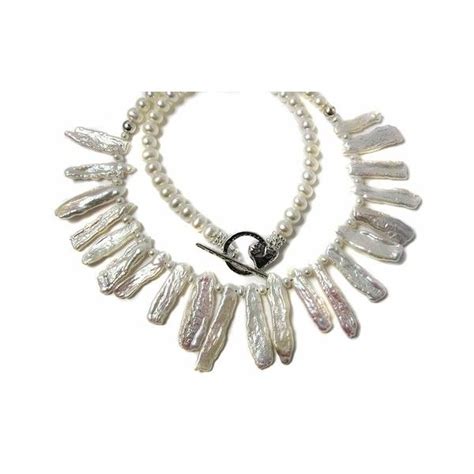 Helen Of Troy Pearl Necklace Found On Polyvore Necklace Jewelry Silver Bracelet