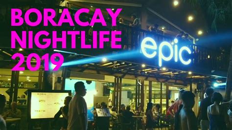Boracay Nightlife 2019 Walking Tour Boracay Island Philippines At Night Youtube