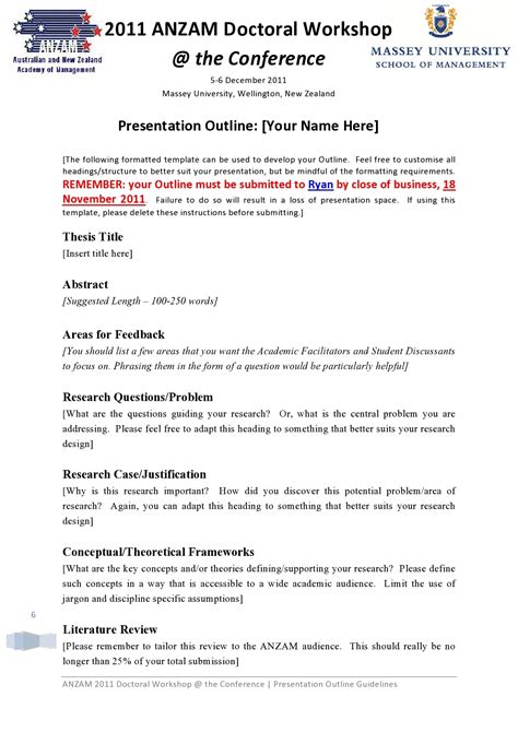 30 Perfect Presentation Outline Templates Examples