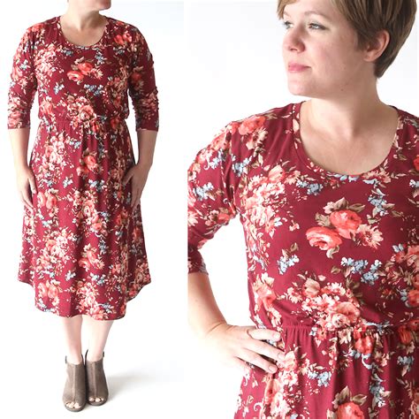 Yarnspirations has everything you need for a great project. easy tee shirt midi dress sewing tutorial - It's Always Autumn