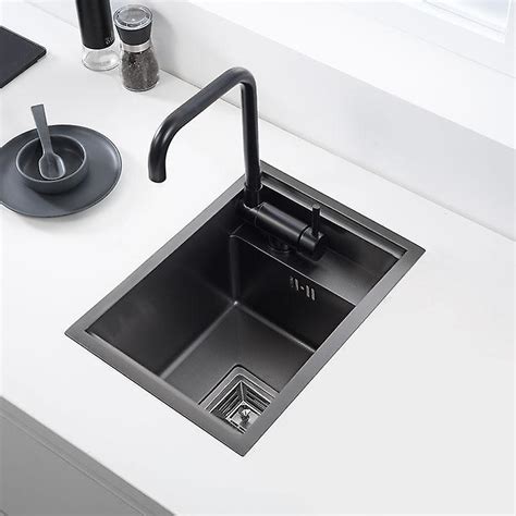 Choose your ideal stainless steel sink from our range of single and double options. Hidden Black Kitchen Sink Single Bowl Bar Small Size, Sink ...