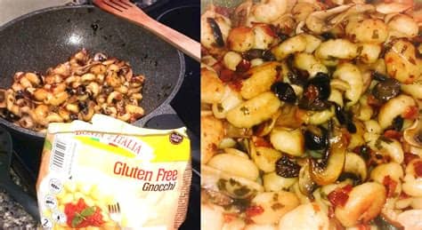 How to make gnocchi exactly? Cómo cocinar ñoqui o gnocchi sin gluten con champiñones ...