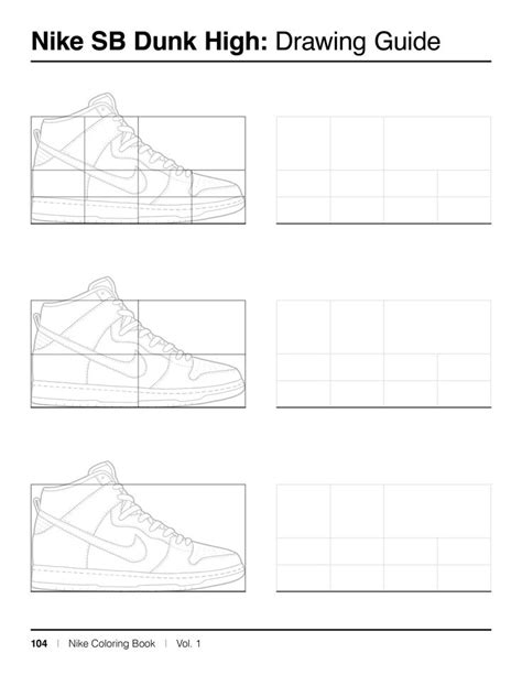 Nike Sb Dunk High Sneaker Coloring Pages Kicksart Nike Sb Dunks