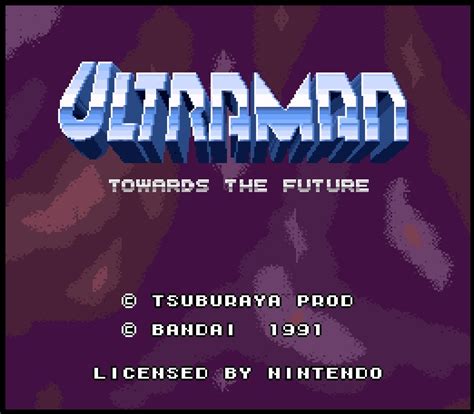 Ultraman Towards The Future Snes Review Super Nintendo