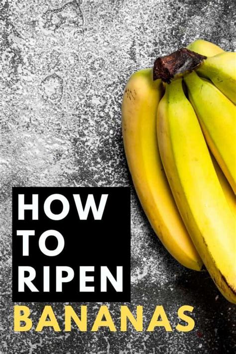 How To Ripen Bananas Liana S Kitchen