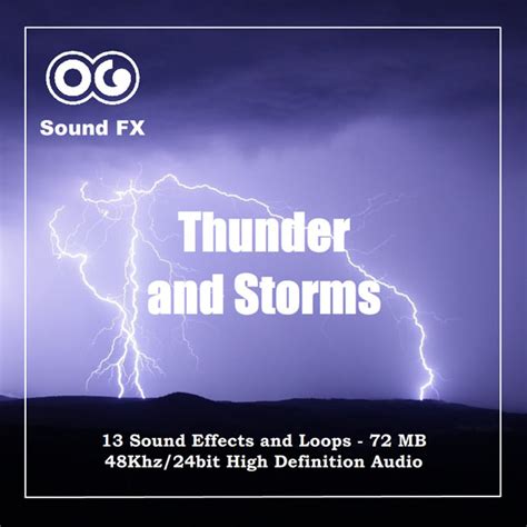 Thunder And Storms Cover Og Soundfx High Definition Sound Fx