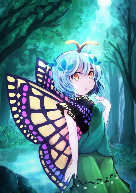 Matsuhisa Ryo Tsuda1 Eternity Larva Touhou Highres 1girl