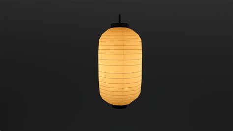 Japanese Style Lantern Download Free 3d Model By Mizuchi Sensei