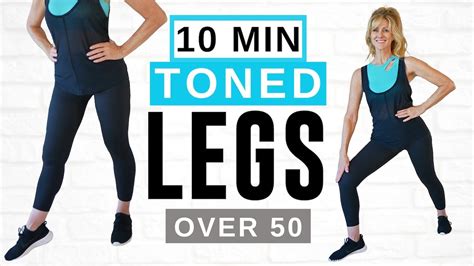 Minute Toned Legs Workout For Women Over Low Impact Youtube