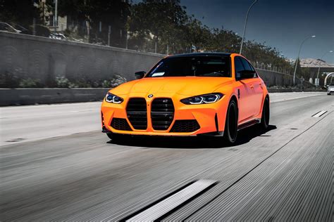 A Bright Orange Wrap For The New 2021 Bmw M3