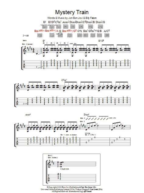 Bon jovi is a hard rock band from sayreville, new jersey. Mystery Train by Bon Jovi - Guitar Tab - Guitar Instructor