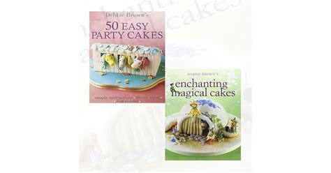Debbie Brown Baking Collection Cakes 2 Books Set By Debbie Brown