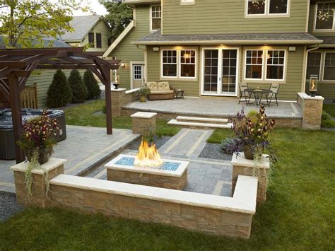 Description Hot Tub Fire Pit Patio Is Creative Inspiration For Us Get More Photo About Home