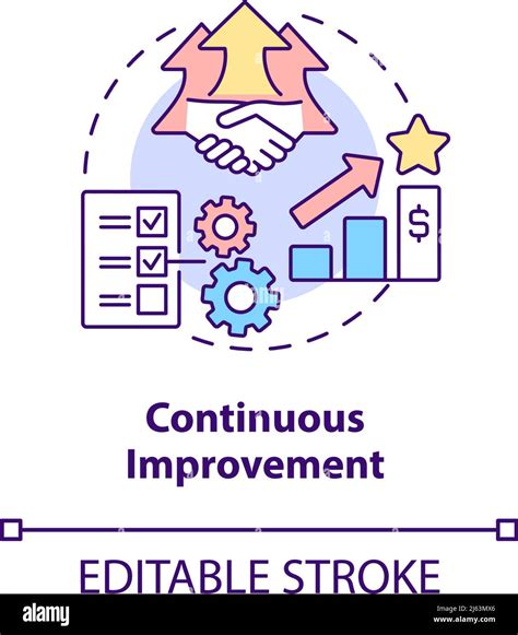 Continuous Improvement Concept Icon Stock Vector Image And Art Alamy
