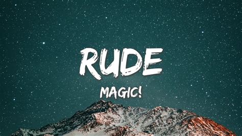 Rude Magic Lyrics Youtube Music