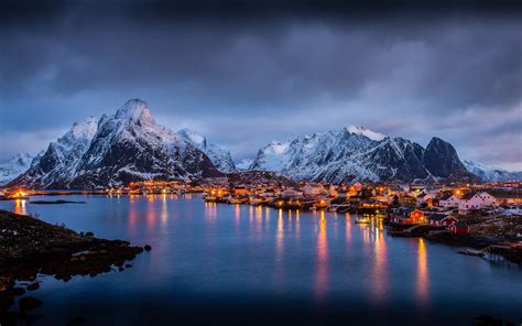 The Magic Islands Of Lofoten Norway Europe Winter Morning Light