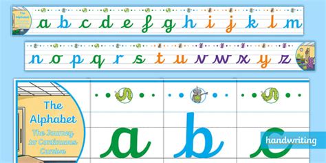 Continuous Cursive Alphabet Letter Line Ks1 Twinkl