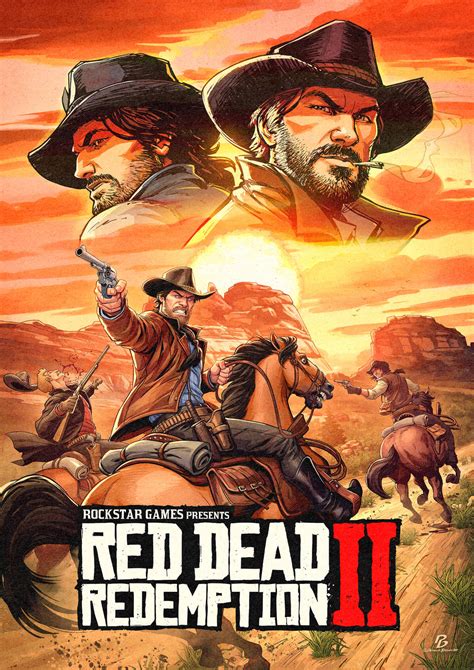Red Dead Redemption 2 Tribute Poster By Patrickbrown On Deviantart