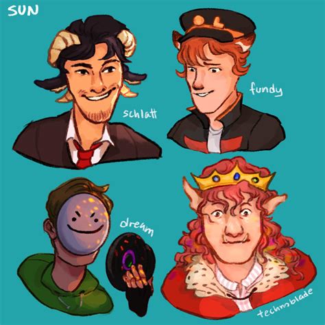 Fanart Of Some Of The Dream Smp Characters With More Interesting
